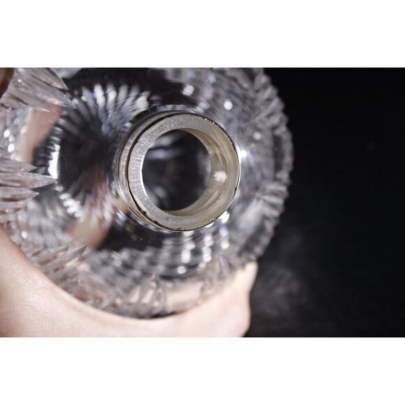 Large 1890 Victorian large silver topped perfume bottle, fancy cologne bottle - Picture 3 of 10